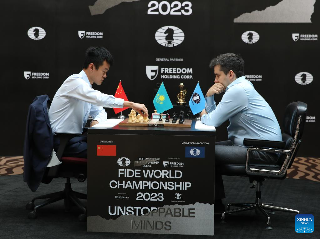 Ian Nepomniachtchi & Ding Liren, FIDE World Championship 2023, Astana