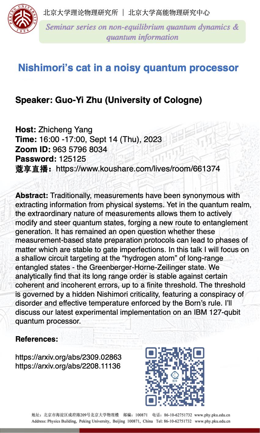  Lecture Nishimori s Cat In A Noisy Quantum Processor